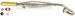 Auspuff Tuning Edelstahl, gold, f�r pocket quad (Typ 1)