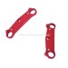 Gabelbr�cken Tuning (Paar)  f�r pocket bike, rot
