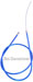 Bremszug hinten, blau, f�r Tuning