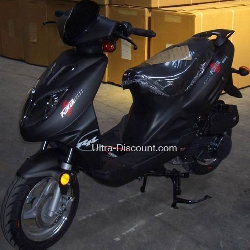 Scooter aus China 50 ccm, schwarz, Scooter aus China 50 ccm