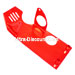Motorspoiler f�r dirt bike mit electrischem Anlasser, rot