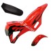 Verkleidung pocket bike cross (rot / schwarz, Typ 1)
