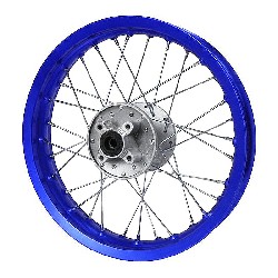 Felge hinten 12'', blau, fr dirt bike (Typ 1), Ersatzteile Dirt bike