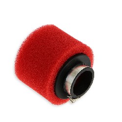Luftfilter mit beidseitig Schaumstoff 40 mm Rot