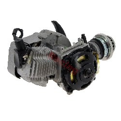 Motor 49 ccm + Anlasser alu + Filter Racing (Typ 2) fr pocket quad, Pocket quad Teile