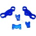 Gabelbr�cke Tuning  f�r dirt bike, blau