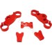 Gabelbr�cke Tuning  f�r dirt bike, rot