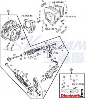Zylinderfudichtung 125cc fr Teile Trex Skyteam Bilder 1