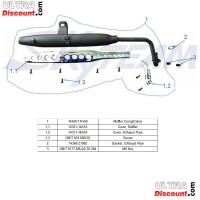 Auspuff fr Dax Skyteam Skymax 125cc Euro4 Bilder 1