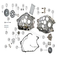 Ritzel fr Getriebe Quad Shineray 300 ccm (67 Z) Bilder 3