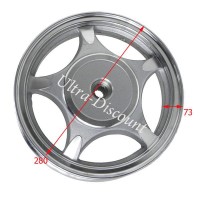 Felge hinten aus Alu fr Skooter Baotian BT49QT-9 Bilder 1