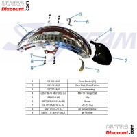 Kotflgel Vorn CHROME fr Skyteam Dax Skymax Bilder 1