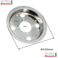 Felge vorn chrom Tuning fr PBR 50 ccm bis 125 ccm (2.50x8) Bilder 1