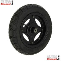 Rad vorn komplett 3.50-10 fr Dax Skymax (Schwarz) Bilder 1