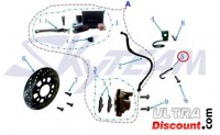 Halterung Bremsschlauch fr Skyteam Trex Bilder 1