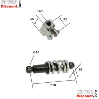 Schwingarm einteilig Tuning aus Alu fr Monkey - Gorilla Bilder 2