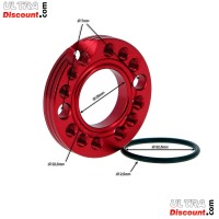 Ansaugstutzen-Anpassung PBR 110ccm - 125ccm (Rot, 28mm) Bilder 1