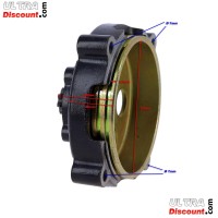 Kupplungsglocke mit 7 Zhne Ritzel fr Pocket ZPF Bilder 2