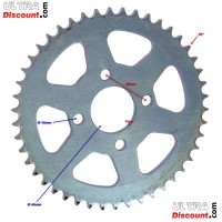 Kettenkranz fr Quad Shineray 250 ccm STXE (46 Z) Bilder 2