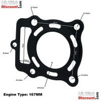 Dichtungssatz fr Bashan 250 ccm (BS250S-11) Bilder 5