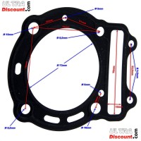 Zylinderkopfdichtung fr Quads Shineray 250ST-9C (Motor172MM) Bilder 1