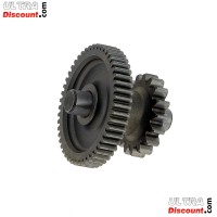 Anlasser-Zwischenritzel mit Welle für chinesischen GY6 125cc Roller Bilder 2 Anlasser-Zwischenritzel mit Welle für chinesischen GY6 125cc Roller Bilder 2