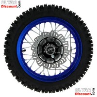 Rad hinten 12'', blau, (Spikes 12 mm) fr dirt bike AGB27 Bilder 1