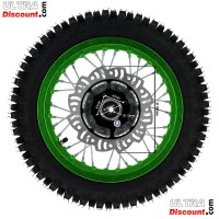 Rad hinten 12'', grn, (Spikes 12 mm) fr dirt bike AGB27 Bilder 1