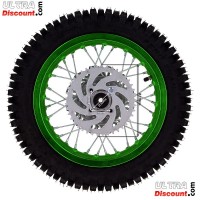 Rad hinten 12'', grn, (Spikes 12 mm) fr dirt bike AGB27 Bilder 2