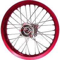 Felge hinten 14', rot, fr dirt bike AGB30 (:12mm,Typ 4) Bilder 1