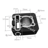 Zylinder fr Quad Shineray 300 ccm (BS300S-18) Bilder 1