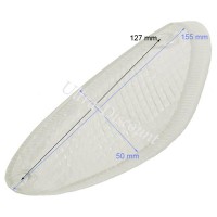 Kappe vorn links fr Motorroller Baotian BT49QT-9 (durchsichtig) Bilder 1