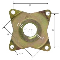 Kettenkranz-Halter fr Quad Shineray 300 ccm STE Bilder 1