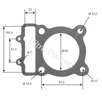 Fudichtung fr Quad Shineray 300ccm (XY300St-5E) Bilder 1