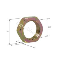 Mutter fr Achse Welle Quad Shineray 200 ccm STIIE (typ 2) Bilder 1