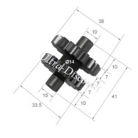 Doppelritzel fr Anlasser SHINERAY 200STIIE / STIIE-B Bilder 1