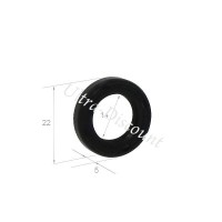 Simmerring fr Getriebe Quad Shineray 250STXE (14x22x5) Bilder 1