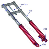 Gabel fr pocket bike cross rot Bilder 1
