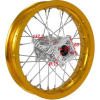Felge dirt bike hinten 12'' (CNC) hochwertig Bilder 1