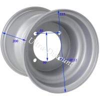 Felge hinten fr Quad JYG 200 ccm (18x9.5-8) 200mm Bilder 1