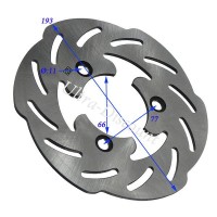 Bremsscheibe fr Skooter Baotian BT49QT-12 (193mm) Bilder 1