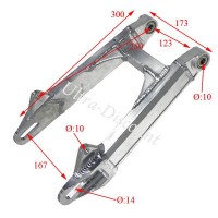 Schwingarm Aluminium Tuning fr Monkey-Gorilla (verstrkt, +4cm) Bilder 1
