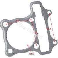 Dichtung Zylinderkopf  fr Motor 150 ccm Shineray (XY150ST) Bilder 1