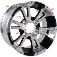 Alufelge hinten fr Quad Shineray 350 ccm (XY350ST-2E) Bilder 1