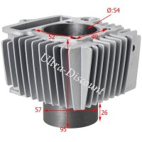 Zylinder-Set fr ATV 1P54FMI 110cc - 125cc Bilder 2