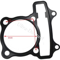 Dichtung Zylinderkopf  fr Shineray Motor 200 ccm (XY200St-6A) Bilder 1
