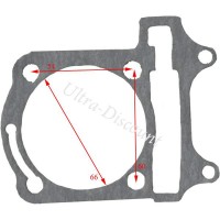 Zylinderfudichtung fr Shineray Motor 200 ccm (XY200ST-6A) Bilder 1