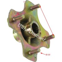 Radnabe hinten fr Quad der Shineray 350cc Bilder 1