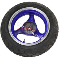 Rad hinten komplett fr Jonway (blau) Bilder 1