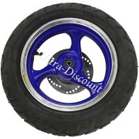 Rad vorn komplett fr Jonway Skooter (blau) Bilder 1